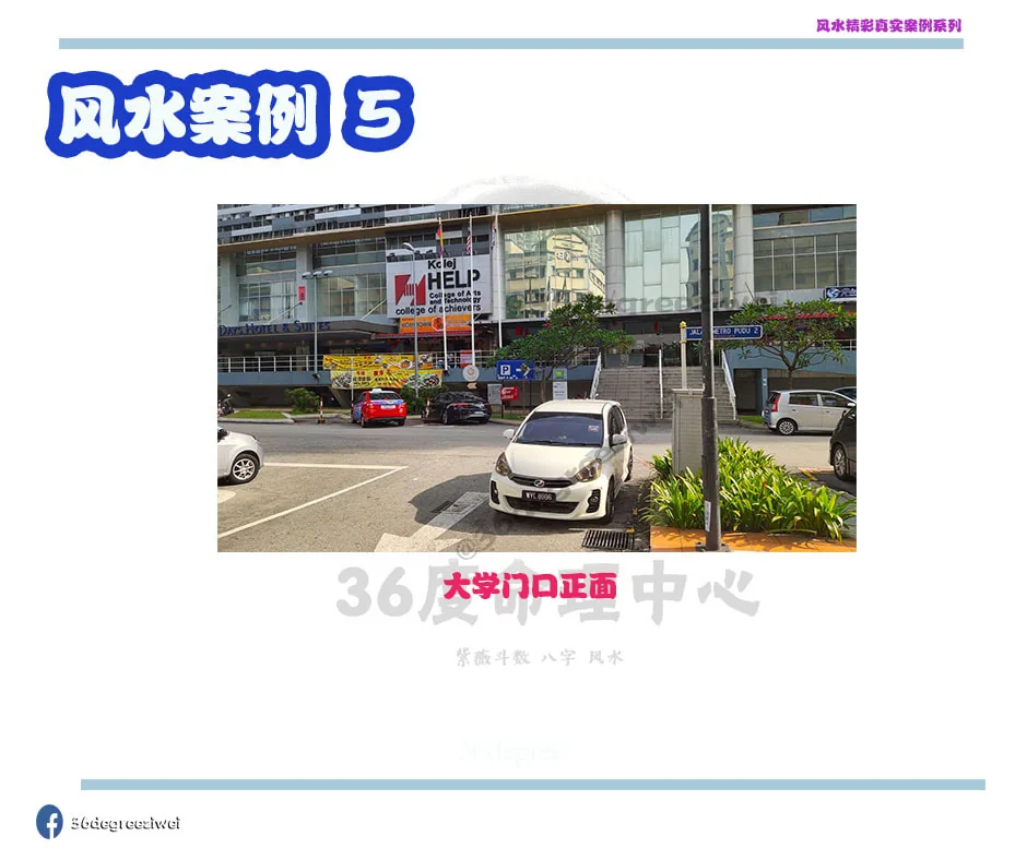 【风水真实案例 - 风水布局错误，生意平淡的大学 】